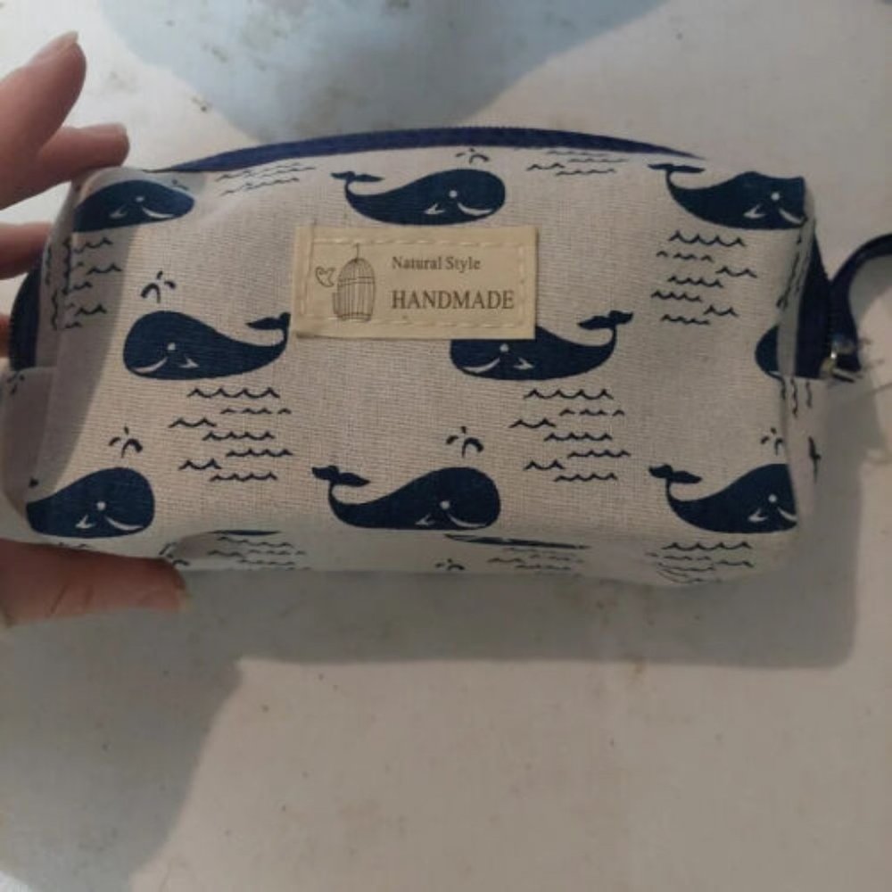 Small Canvas Zipper Pouch